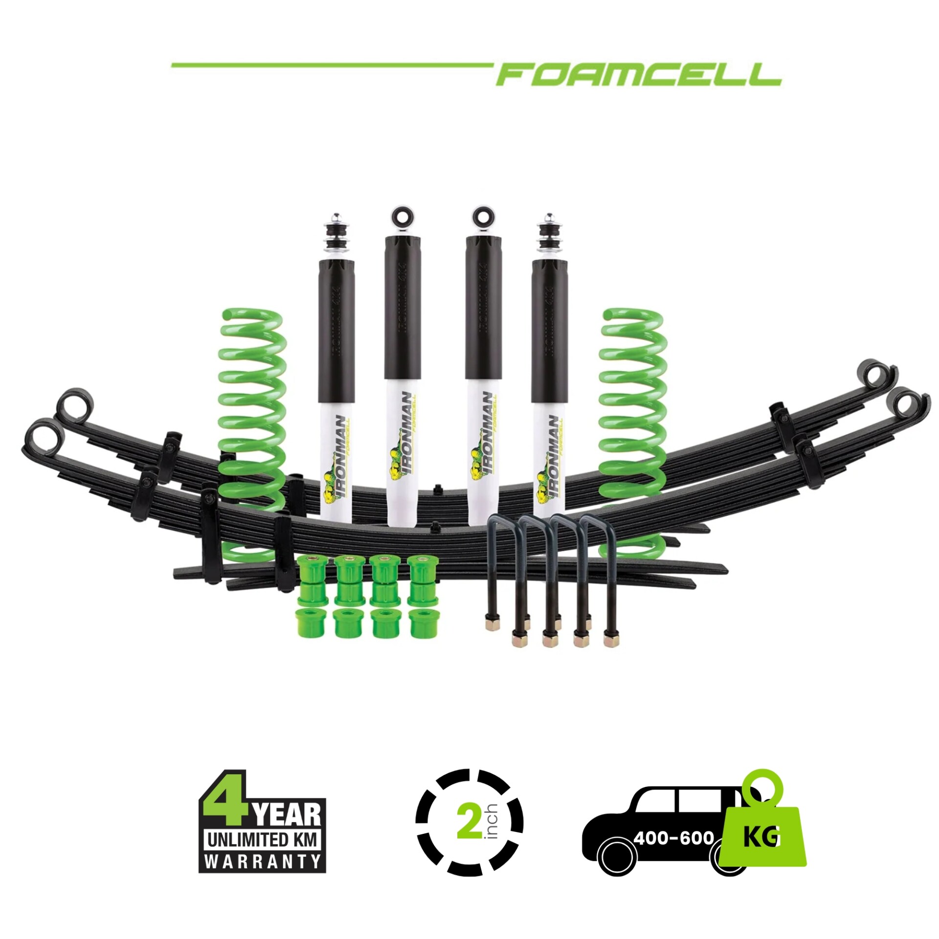 LC78 Foam Cell Suspension Kit – 2 Inch Lift 400-600