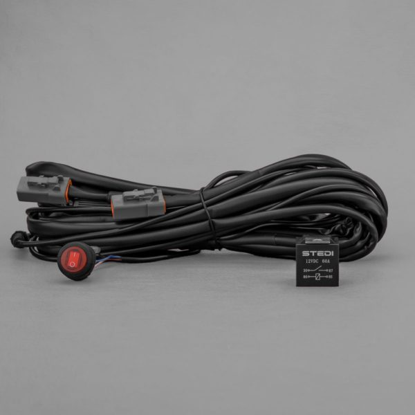 IRONMAN BULL BARS BLACK LED / DRL FOG LIGHT (Pair)