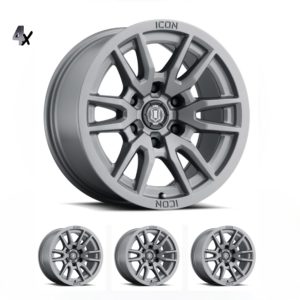 SILVERADO/SUBURBAN/SIERRA 1500 (17×8.5) 4x HULSE SILVER MACHINED 6×5.5 (0 OFFSET)