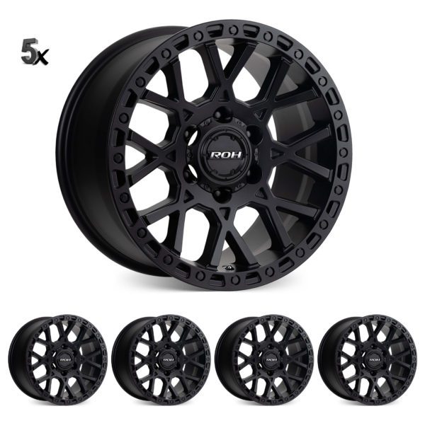 PRADO (17X9) 5x CRAWLER WHEELS (6/139) +12 OFFSET