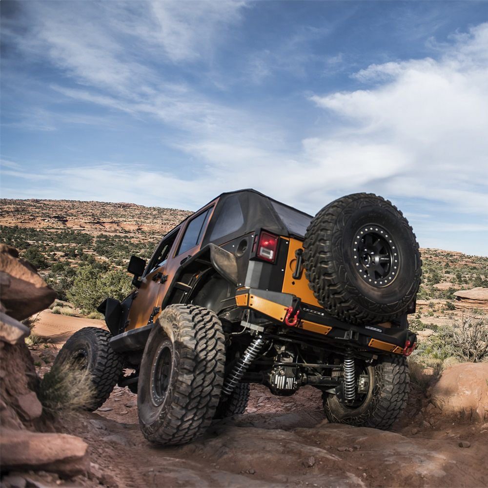 Jeep Wrangler JK 2 & 4 Dr XRC Flux Rear Fender Flare Set (Paintable)