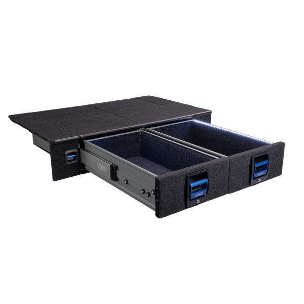PRADO 150 COMPLETE DUAL STORAGE DRAWER KIT 2009+
