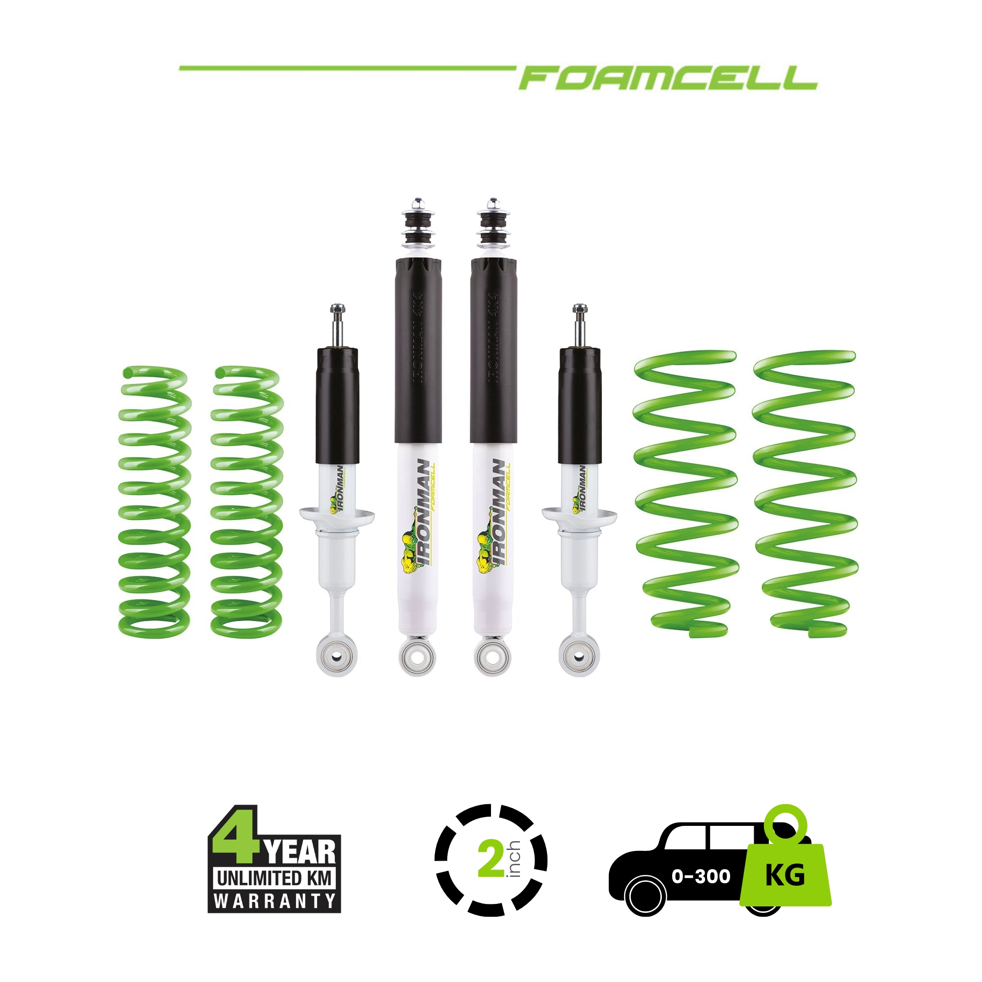 FJ Foam Cell Suspension Kit – 0-300 Medium