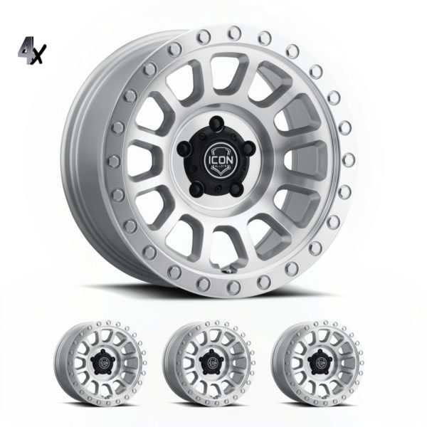 F-150 (17×8.5) 4x HULSE SILVER MACHINED 6×135 +6 OFFSET