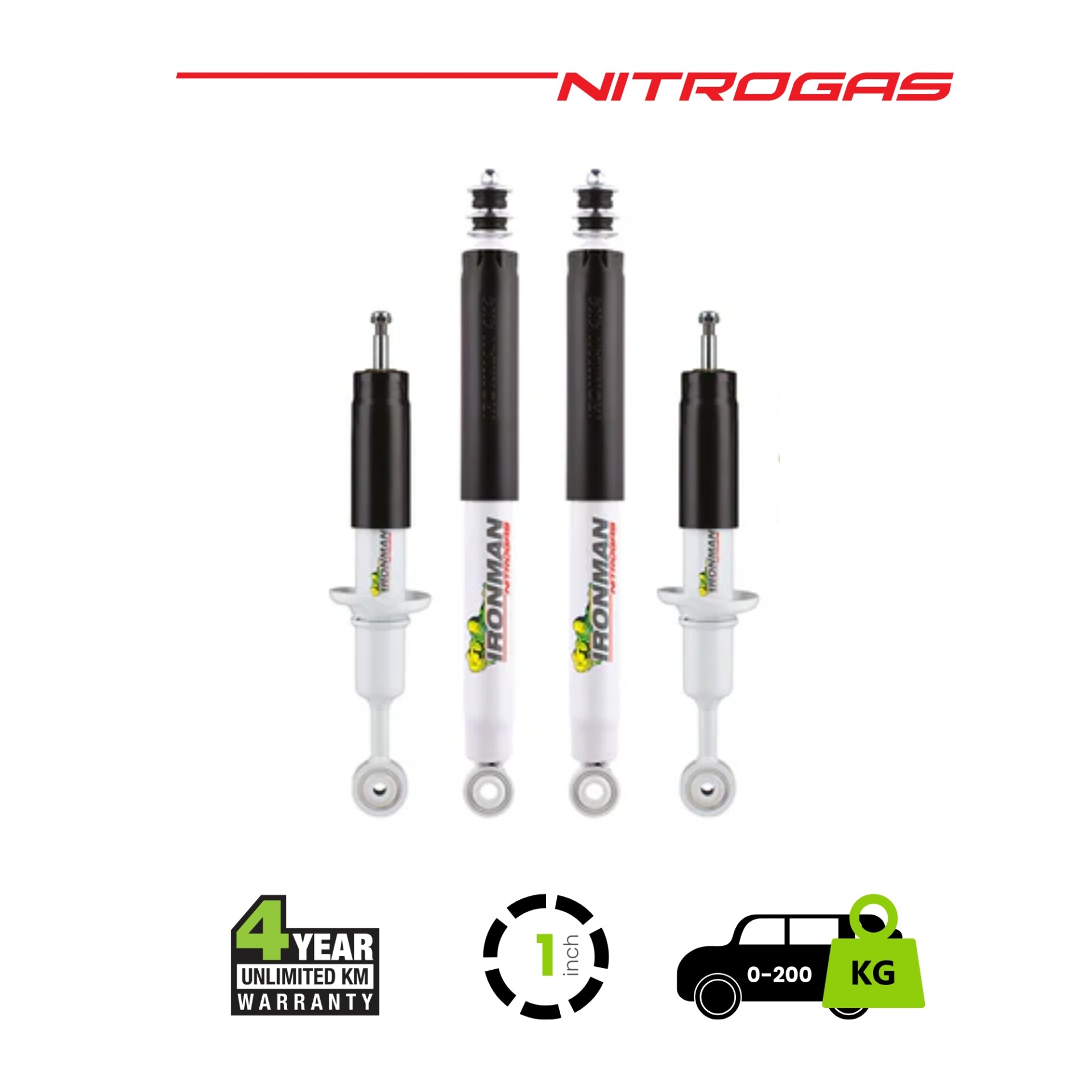 LC200 1 Inch Nitrogas Kit – 0-200