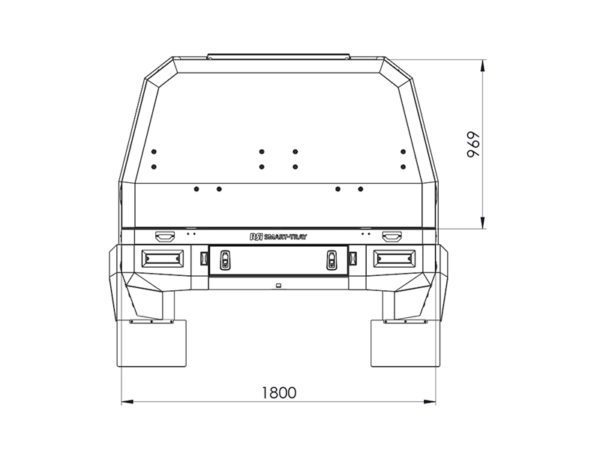 Hilux Double Cab TRAY & CANOPY