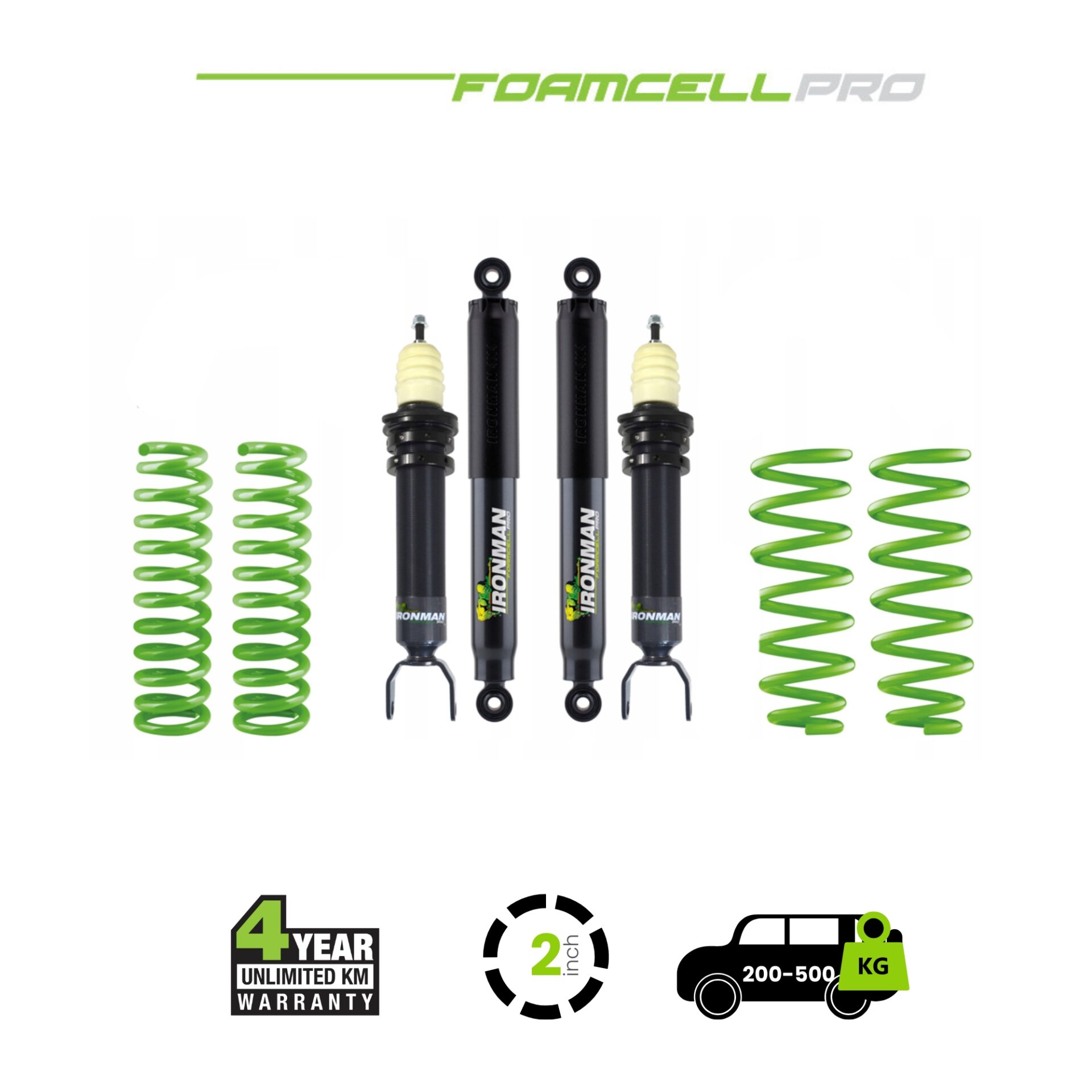 RAM 1500 2019+ 2 Inch Foam Cell Pro Suspension Kit 200-500