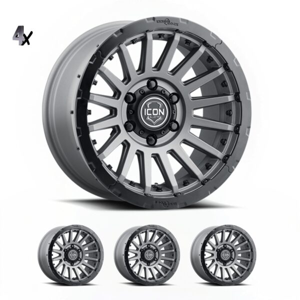 LC300 (17×8.5) 4x RECON PRO CHARCOAL 6×5.5 +25 OFFSET