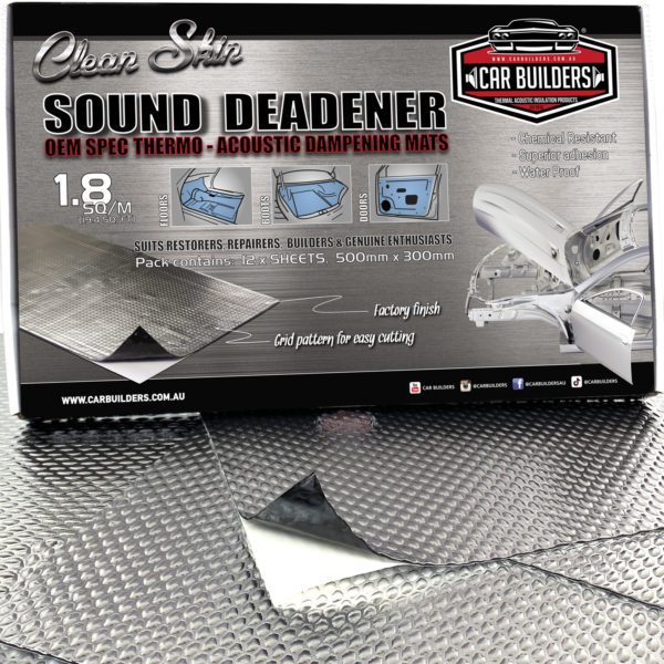 Sound Deadener – Stage-1-1Box-1.8Sq/m – Black