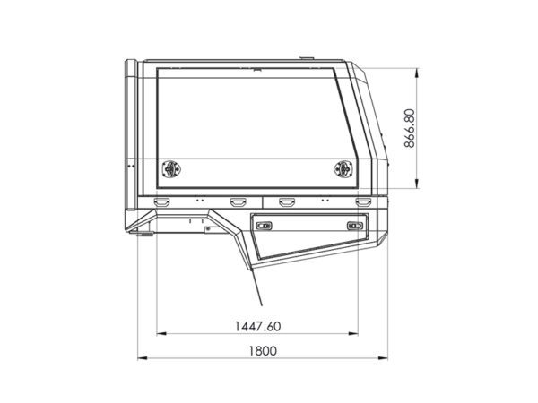 Hilux Double Cab TRAY & CANOPY