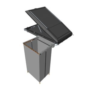 Shower Cube to Alu-Cab TENT & Canopy Camper DC Brackets