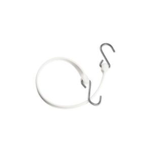 24″ Bungee Polystrap, White