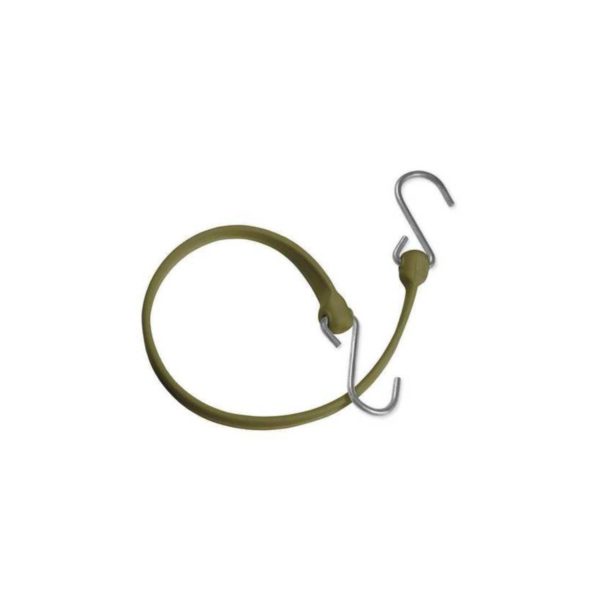 Heavy-Duty Bungee Strap, Galvanize Steel, MILITARY GREEN