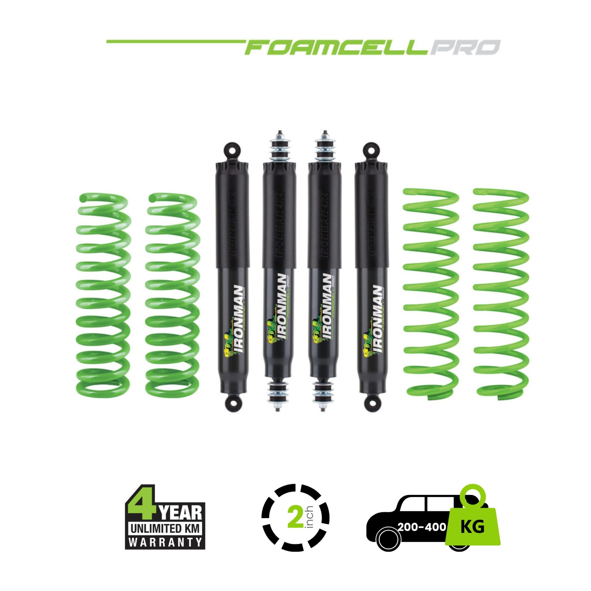 Y61 Foam Cell Pro Suspension Kit – 200-400 Heavy