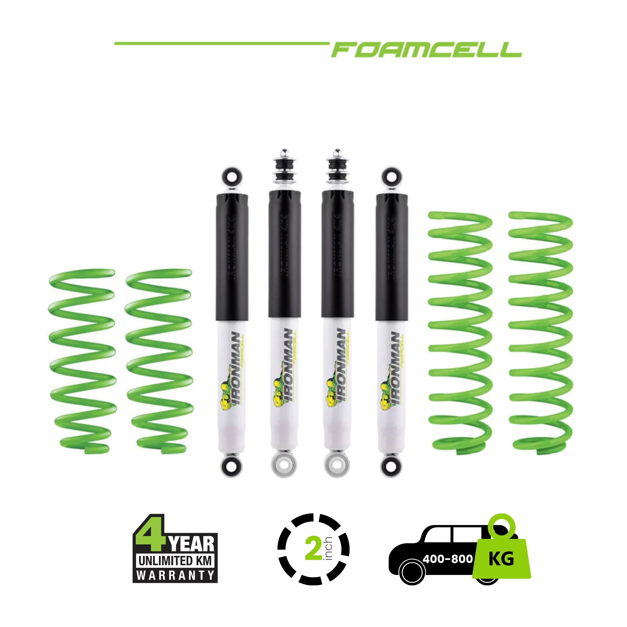 Y61 Foam Cell Suspension Kit – 400-800 Rear Heavy