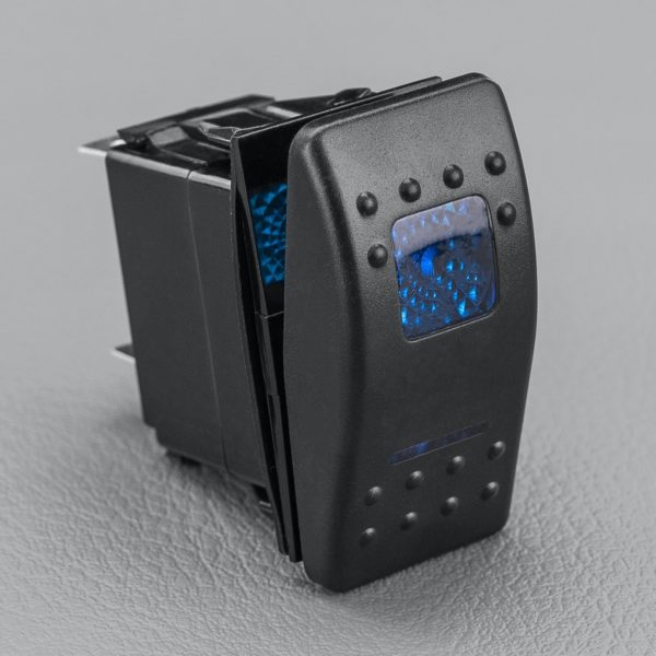 Rocker Switch for 4×4 Reverse Lights Back Lit Blue