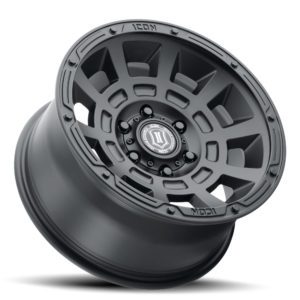 BRONCO (17×8.50) 4x THRUST SATIN BLACK 6×5.5″ (0 OFFSET)