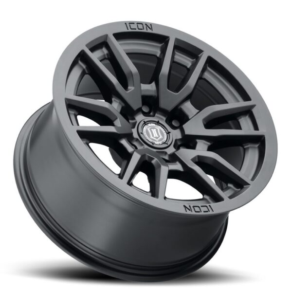 LC300 (17×8.5) 4x VECTOR6 Satin Black 6×5.5 +25 OFFSET