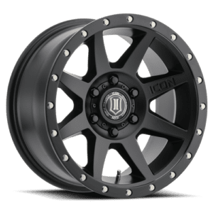 BRONCO (17×8.50) 4x REBOUND SATIN BLACK 6×5.5″ (0 OFFSET)