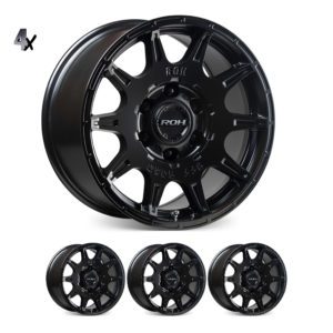 RANGER/RANGER RAPTOR/EVEREST (17X9) 4x INVADER WHEELS (6/139) +25 OFFSET