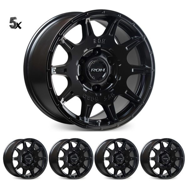FJ(17X9) 5x INVADER WHEELS (6/139) +12 OFFSET