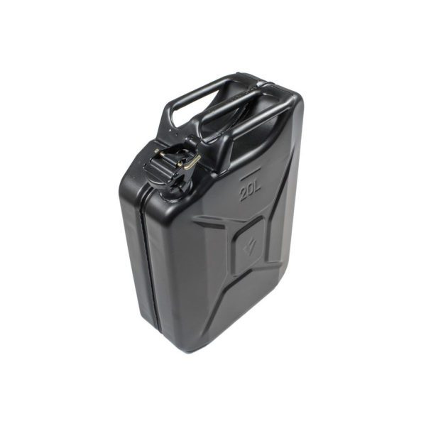 20L JERRY CAN – BLACK STEEL FINISH