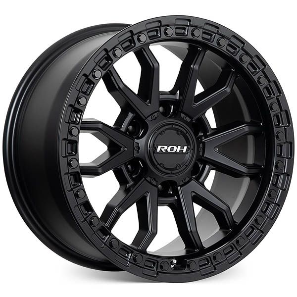 LC300 (17X9) RAID MATT BLACK 4x ALLOY WHEELS (6/139) +35