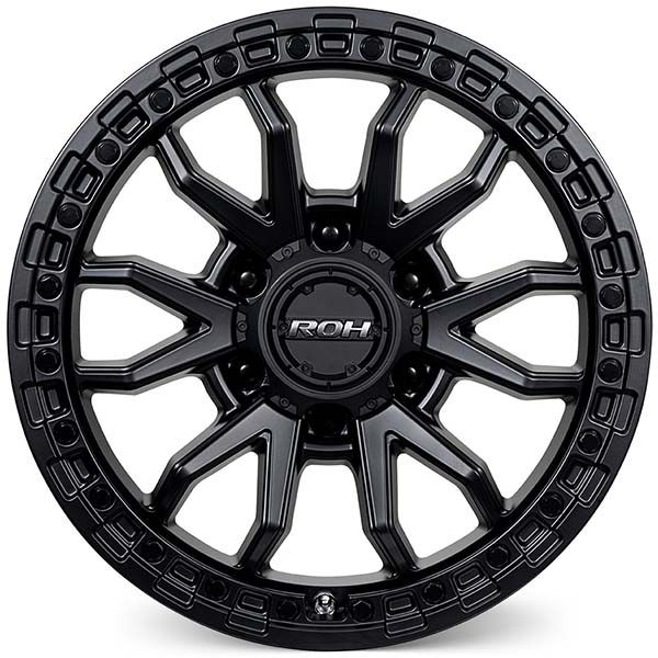 LC300 (17X9) RAID MATT BLACK 4x ALLOY WHEELS (6/139) +35