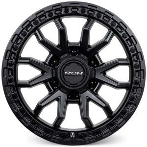 LC300 (17X9) RAID MATT BLACK 4x ALLOY WHEELS (6/139) +35