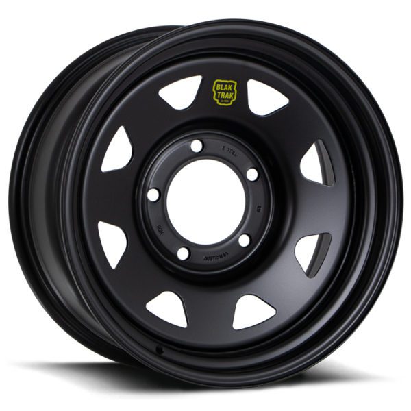 Hilux (17X9) 4x Blak Trak Steel wheels (6/139.7) +18 OFFSET