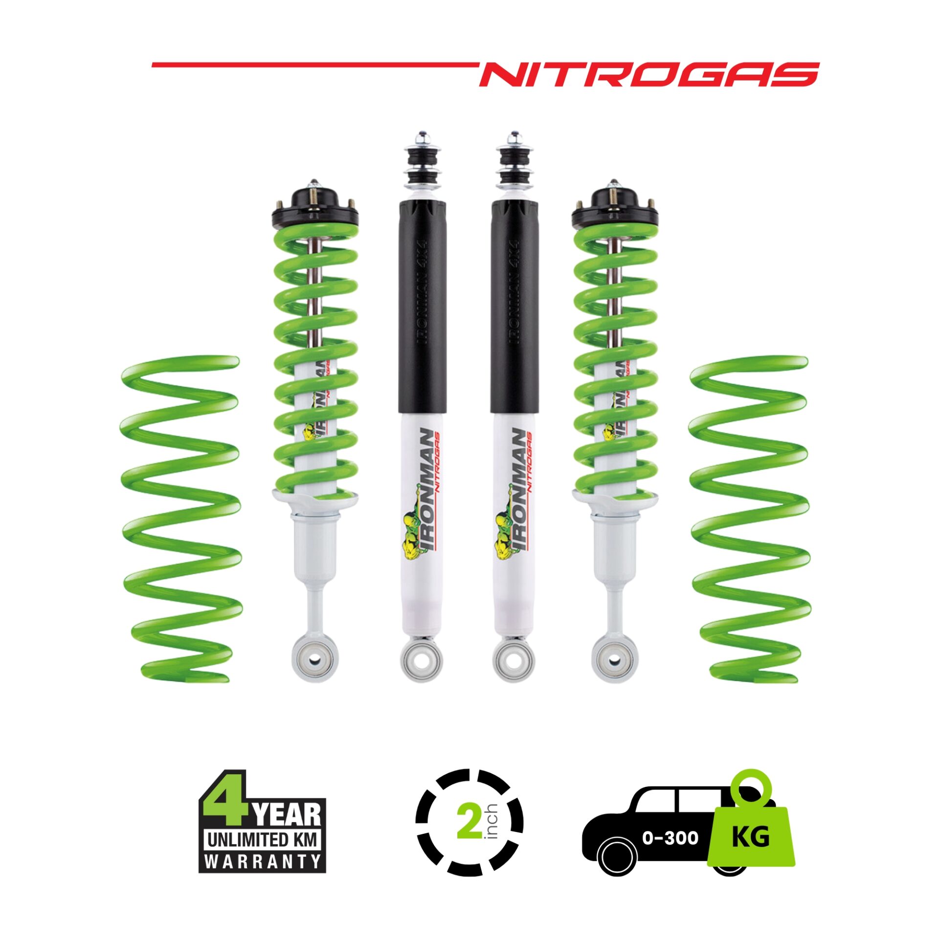 Y62 2 Inch Nitrogas Kit – 0-300 medium